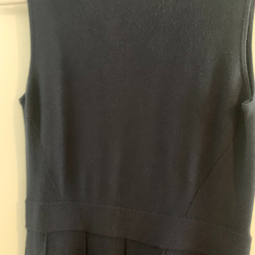 Knit Navy Blue Dress